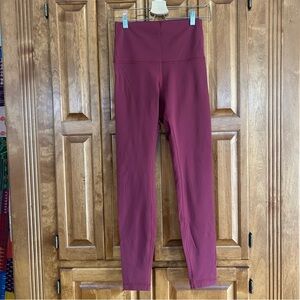 lululemon athletica Burgundy Leggings